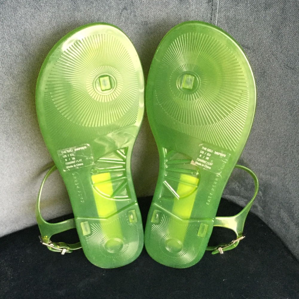 *SOLD* Katy Perry Collections Lime Jelly Sandals - Picture 4 of 5